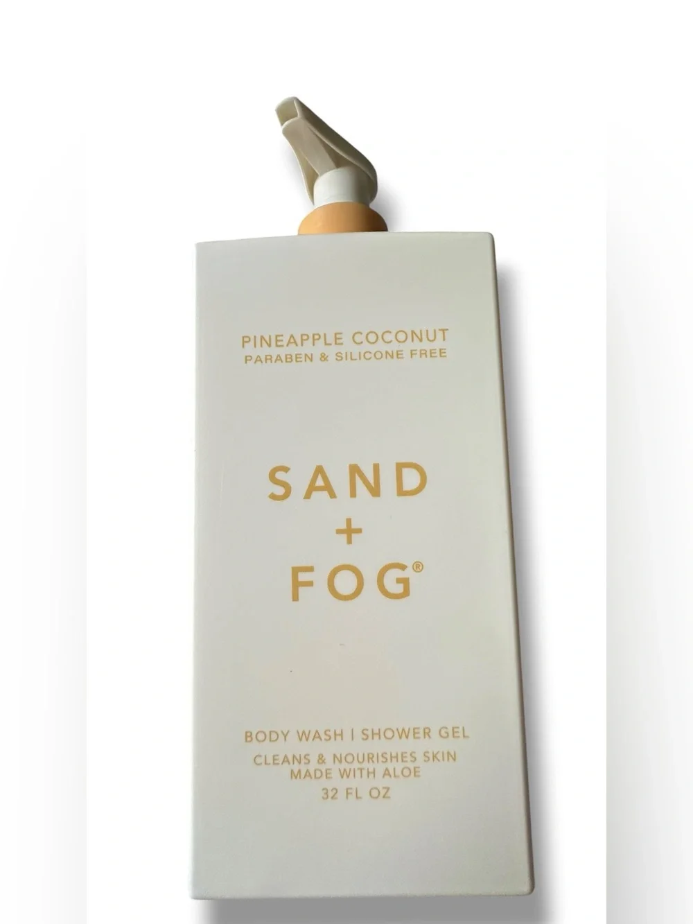 Sand + Fog Huge Pineapple Coconut Body Wash - Cream 32 oz Tropical 🏝️ Yummy